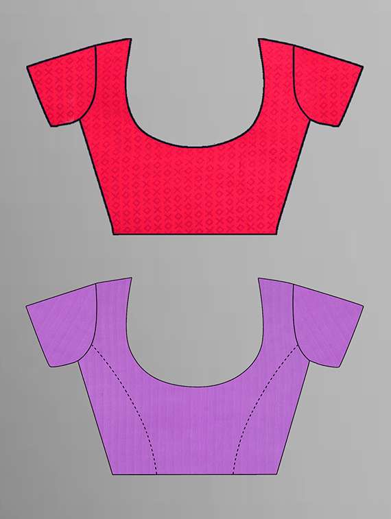 pack of 2 casual wear combo sarees with blouse - 21432757 - Standard Image - 1