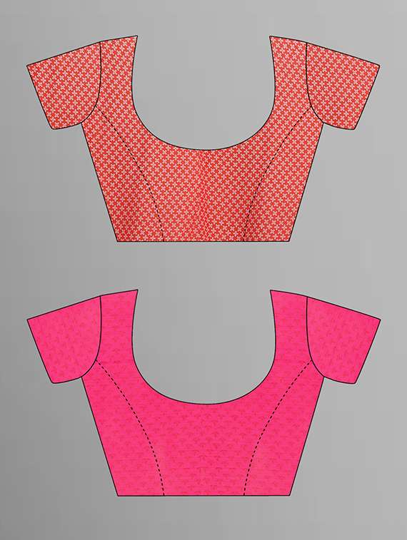 pack of 2 casual wear combo sarees with blouse - 21432801 -  Standard Image - 1