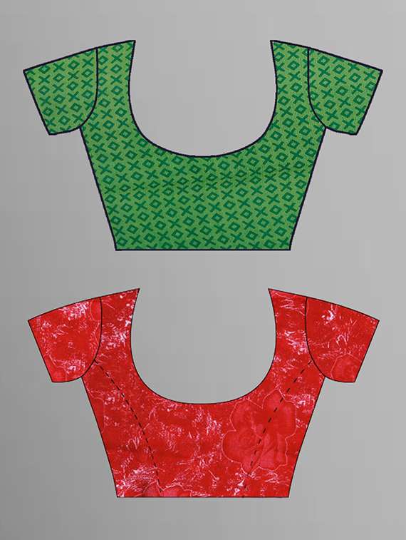 pack of 2 casual wear combo sarees with blouse - 21432802 - Standard Image - 1