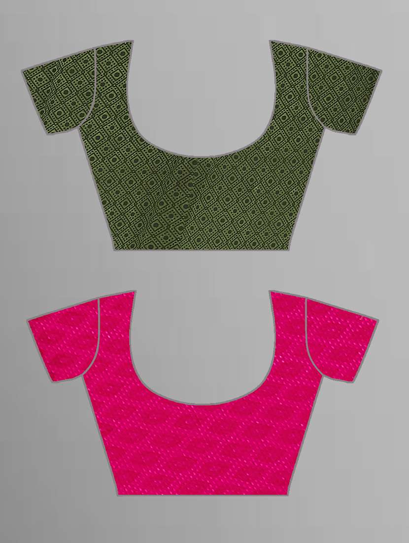 pack of 2 printed sarees with blouse - 21432836 -  Standard Image - 1