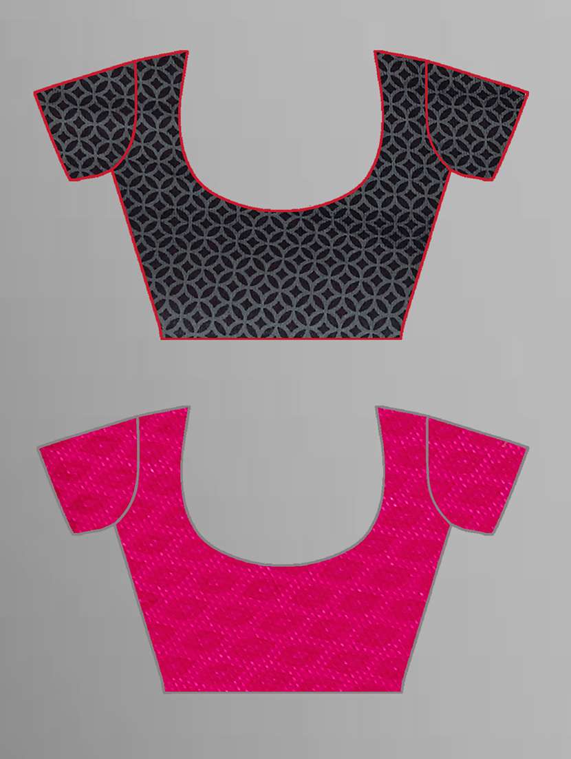 pack of 2 printed sarees with blouse - 21432842 - Standard Image - 1