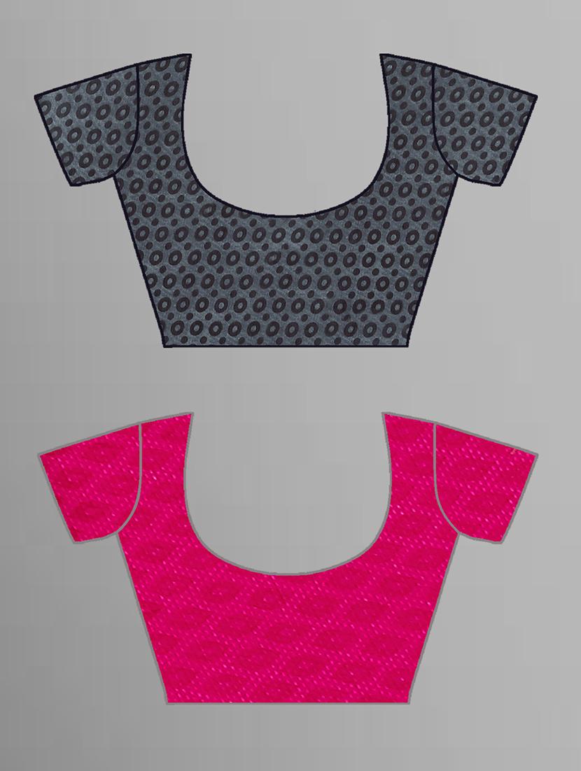 pack of 2 printed casual wear saree with blouse - 21432848 -  Standard Image - 1
