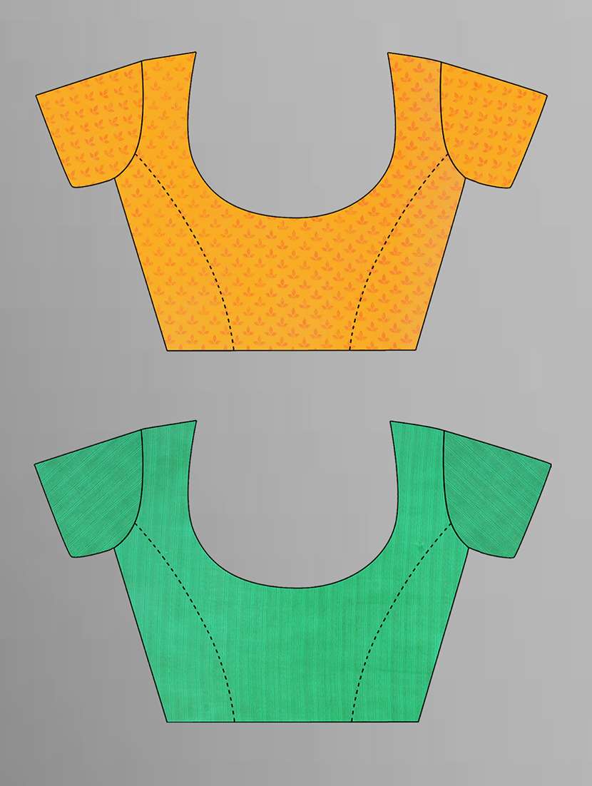 pack of 2 printed sarees with blouse - 21432859 -  Standard Image - 1