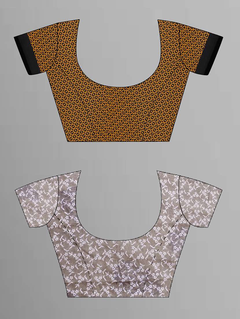 pack of 2 printed sarees with blouse - 21432870 -  Standard Image - 1