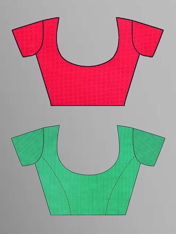 women pack of 2 casual wear combo saree with blouse - 21432885 -  Standard Image - 1