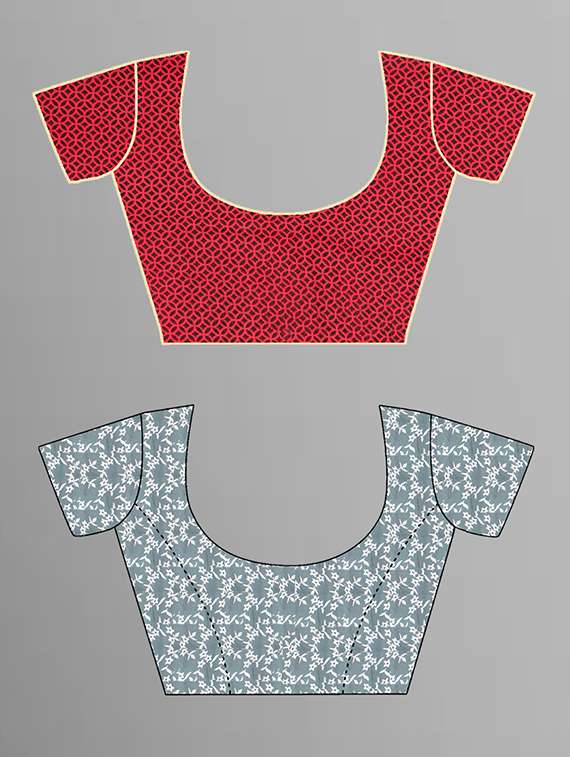 women pack of 2 casual wear combo saree with blouse - 21432917 -  Standard Image - 1