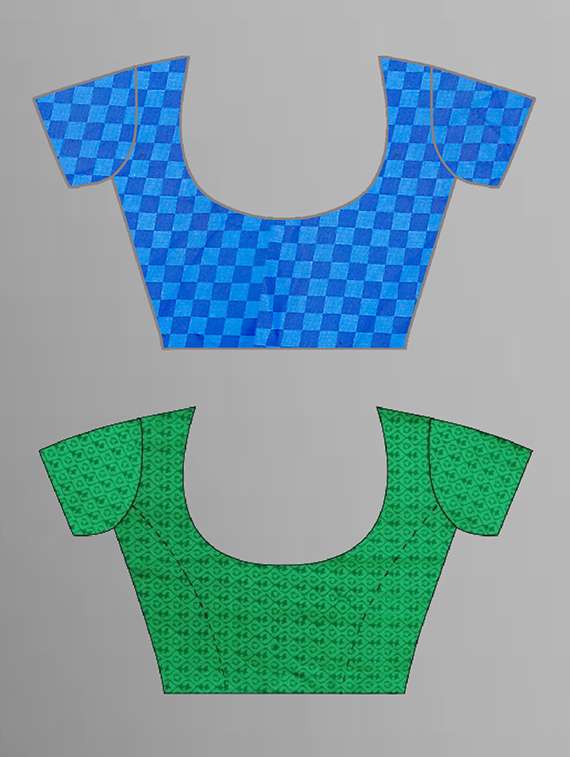 women pack of 2 casual wear combo saree with blouse - 21432949 -  Standard Image - 1