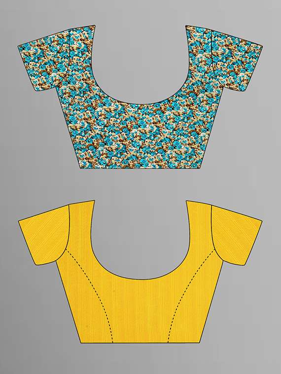 women pack of 2 casual wear combo saree with blouse - 21432957 -  Standard Image - 1