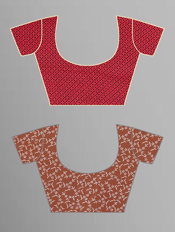 women pack of 2 casual wear combo saree with blouse - 21432968 - Standard Image - 1