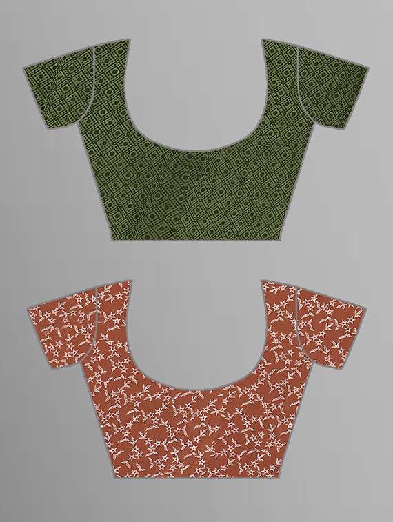 women pack of 2 casual wear combo saree with blouse - 21432973 -  Standard Image - 1