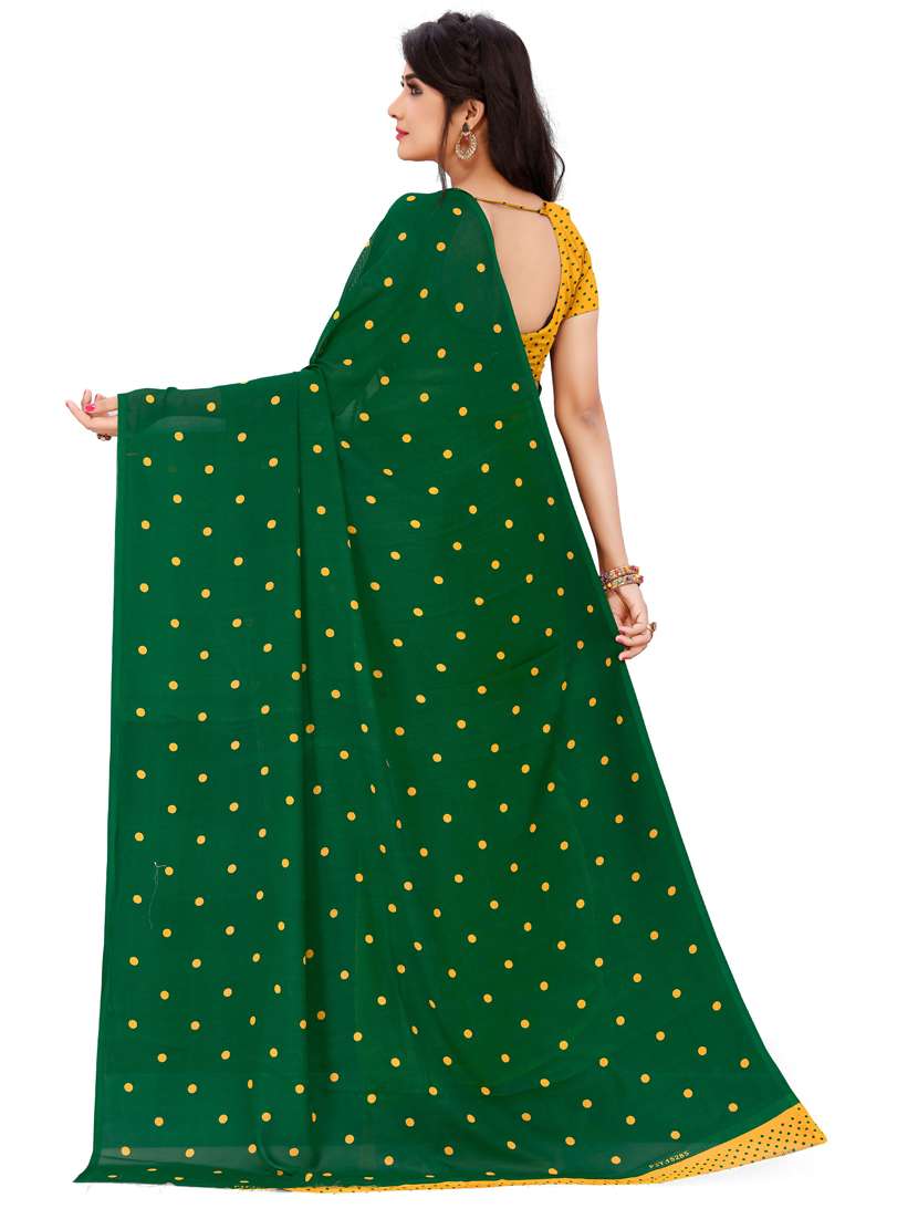 women printed casual wear saree  with blouse - 21433040 -  Standard Image - 1