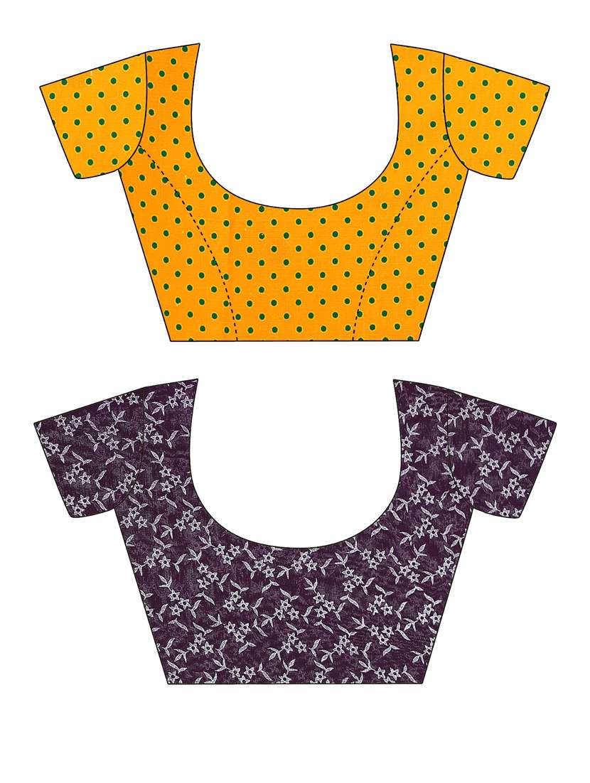 women pack of 2 casual wear combo sarees with blouse - 21433166 -  Standard Image - 1