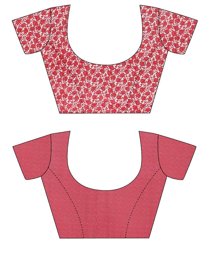 women pack of 2 casual wear combo sarees with blouse - 21433186 -  Standard Image - 1