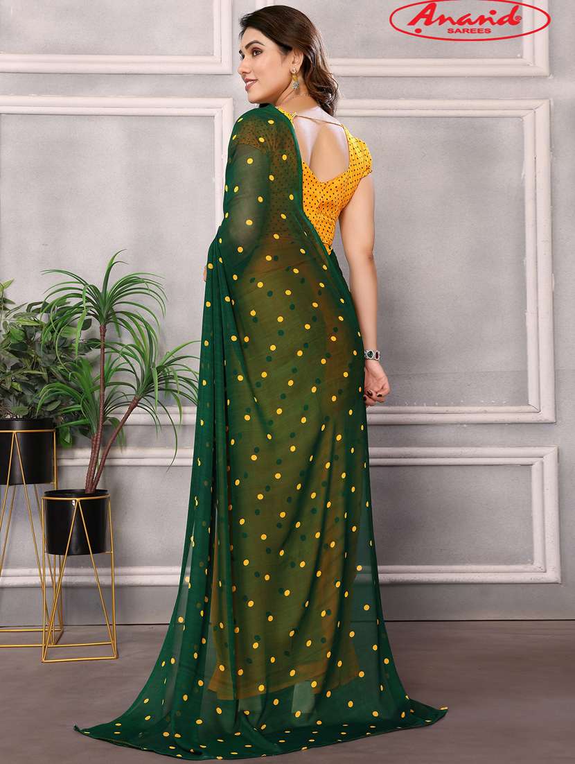 women casual wear georgette saree with blouse - 21433280 -  Standard Image - 1