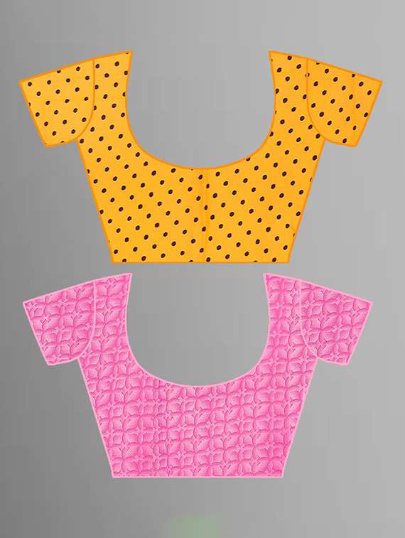 women pack of 2 casual wear combo sarees with blouse - 21434853 -  Standard Image - 1