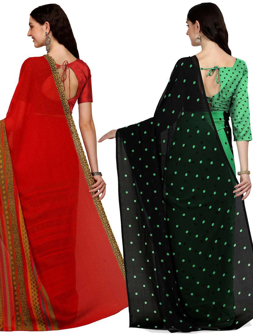 women multi color combo casual saree - 21435025 -  Standard Image - 1