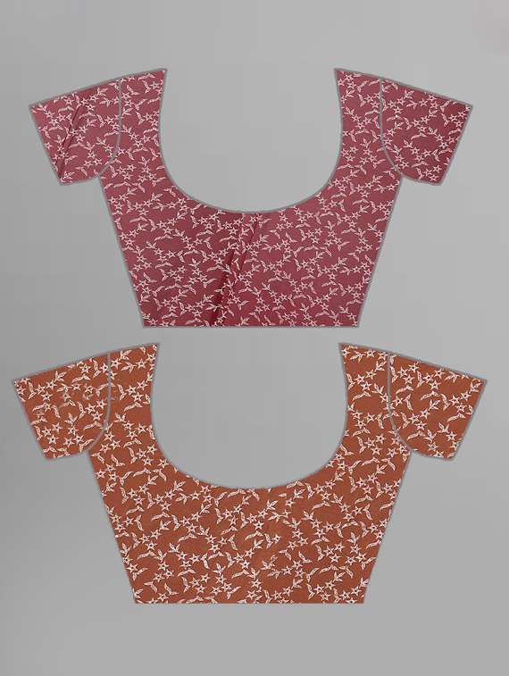 pack of 2 printed casual wear sarees - 21435028 - Standard Image - 1