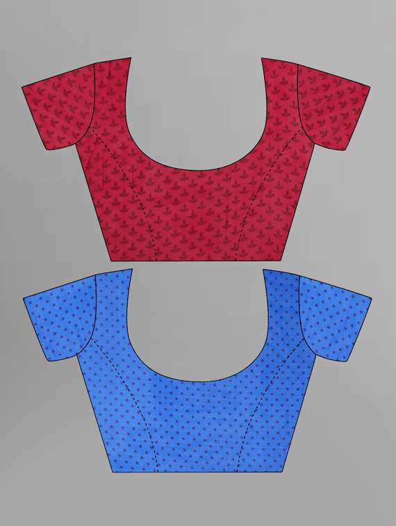 pack of 2 printed casual wear sarees - 21435140 -  Standard Image - 1