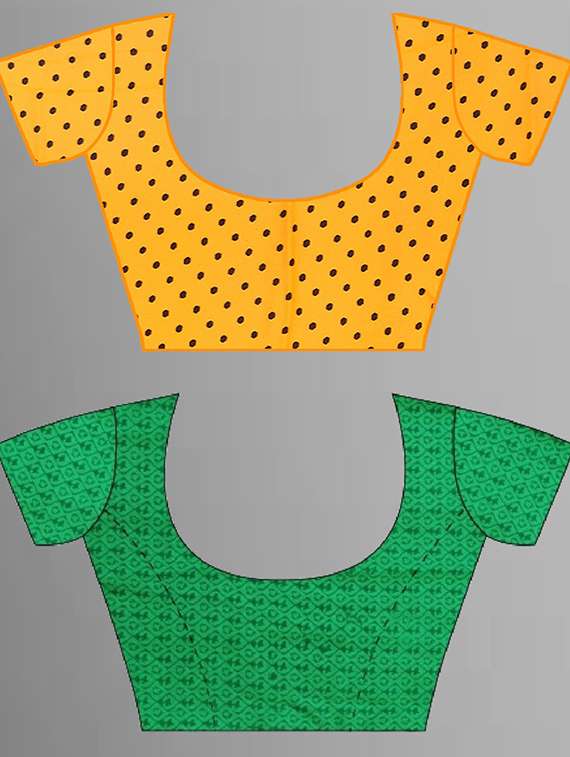 women pack of 2 casual wear combo sarees with blouse - 21435341 -  Standard Image - 1