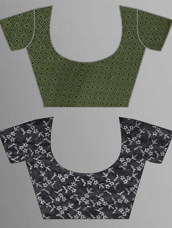 women pack of 2 casual wear sarees with blouse - 21435574 -  Standard Image - 1