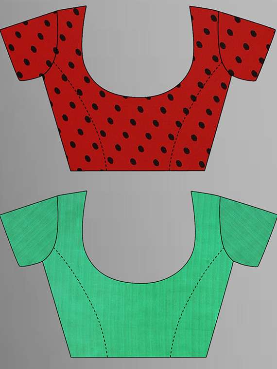 pack of 2 casual wear combo sarees with blouse - 21435665 -  Standard Image - 1