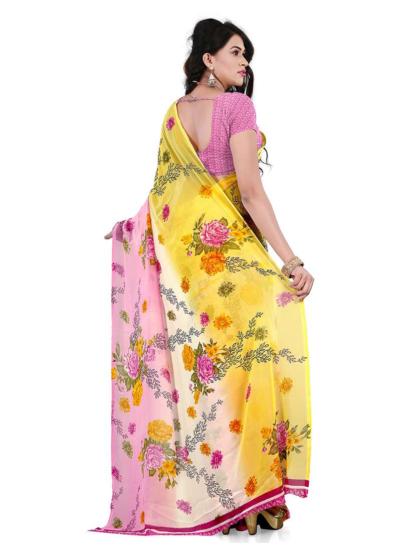 women multi coloured printed saree - 21436278 -  Standard Image - 1