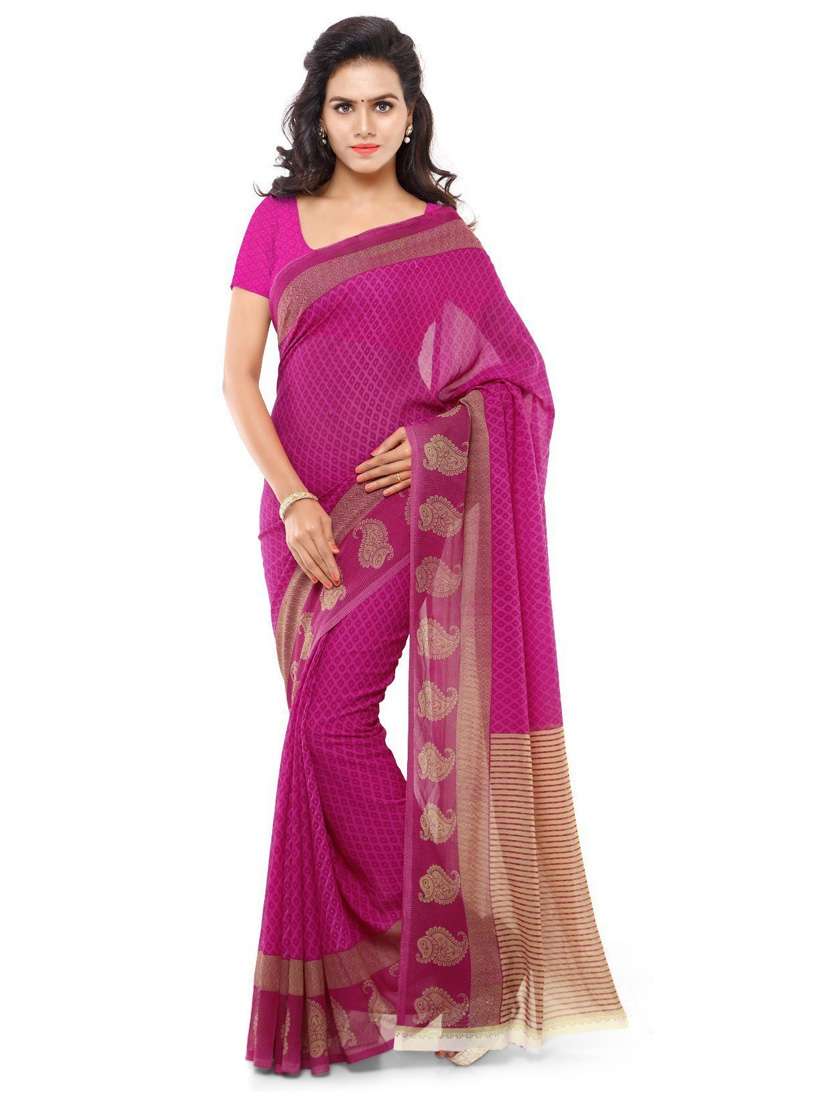 women printed casual wear saree