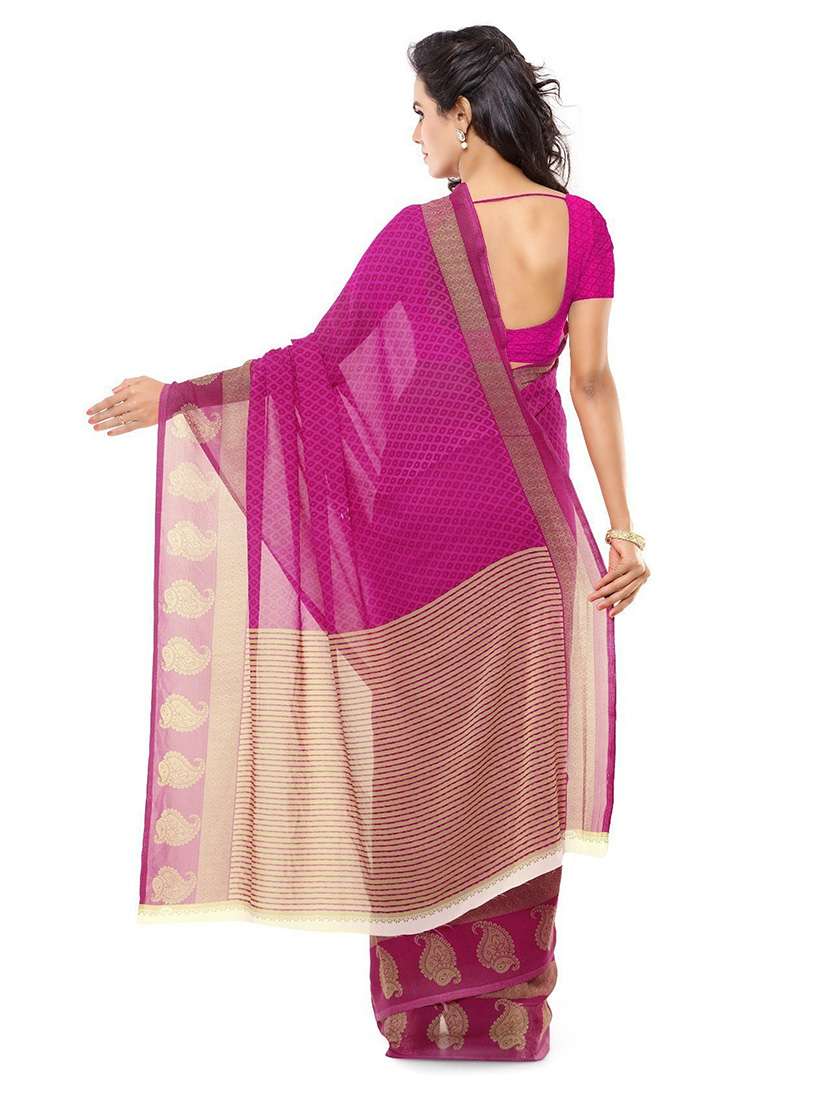 women printed casual wear saree - 21436290 -  Standard Image - 1