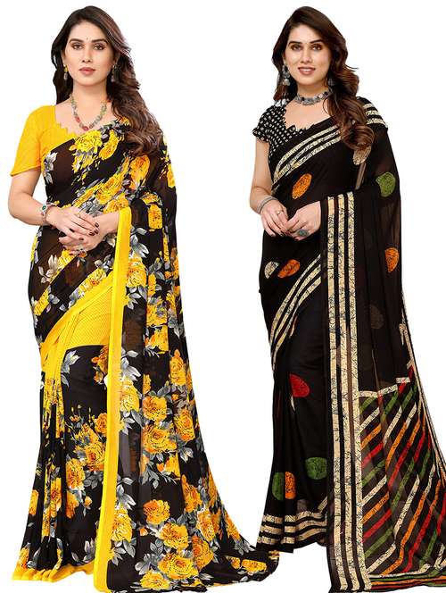 Women Pack Of 2 Printed Casual Sarees