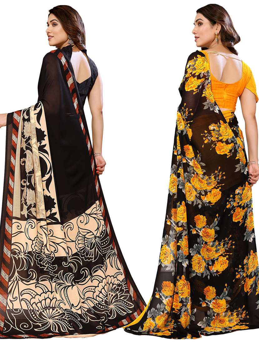 pack of 2 casual wear sarees - 21440433 -  Standard Image - 1