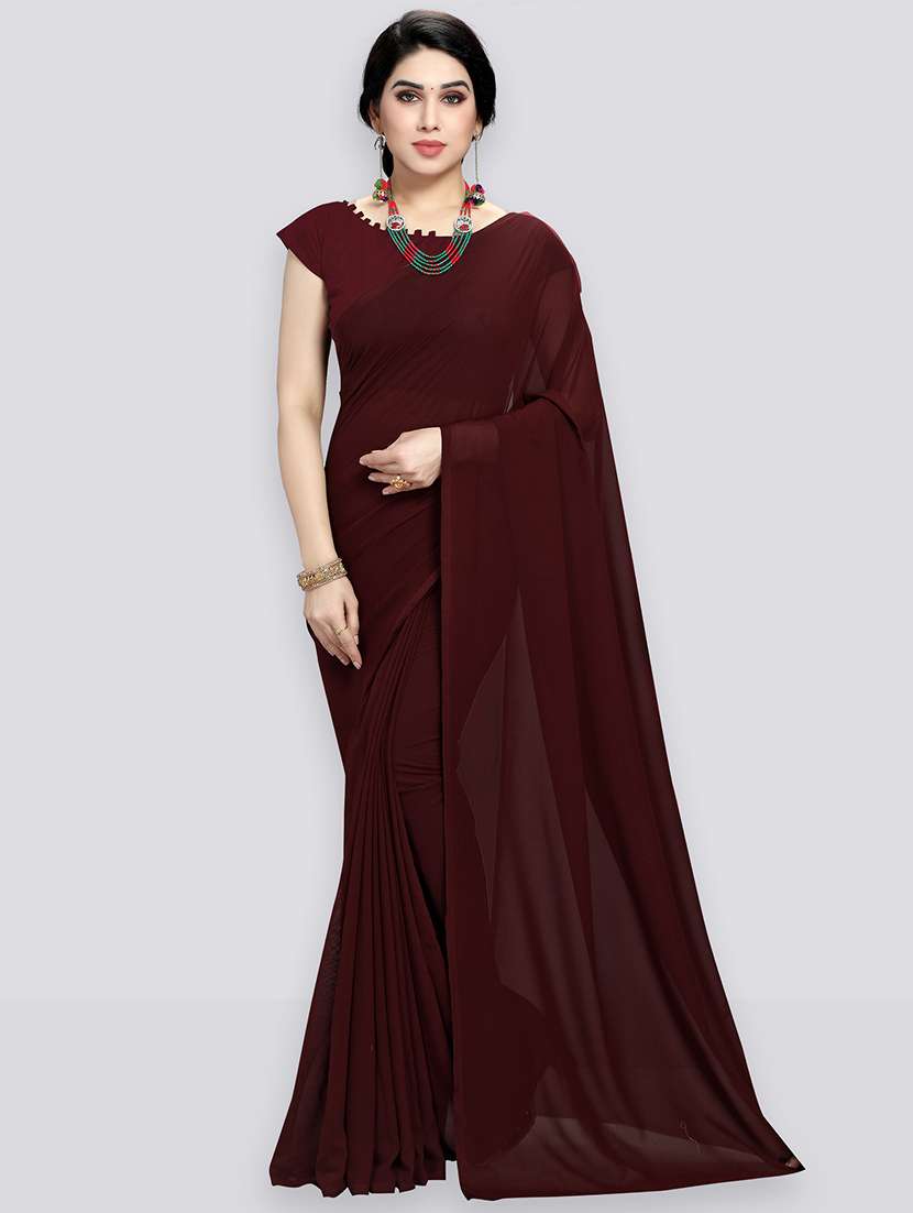 women casual wear georgette saree with blouse