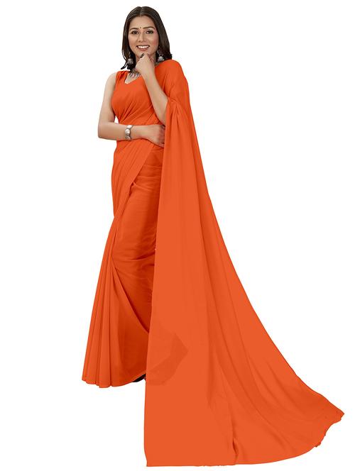 women casual wear georgette saree with blouse - 21443925 - Standard Image - 0