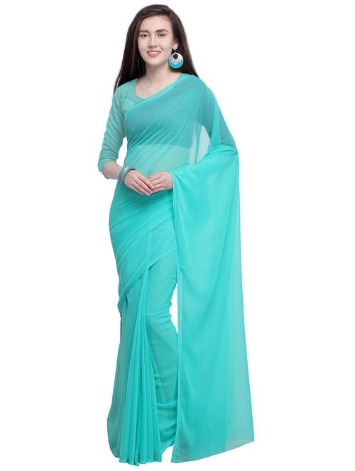 women casual wear georgette saree with blouse - 21443927 - Standard Image - 0