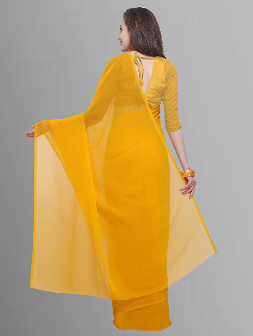 women casual wear georgette saree with blouse - 21444078 - Standard Image - 1