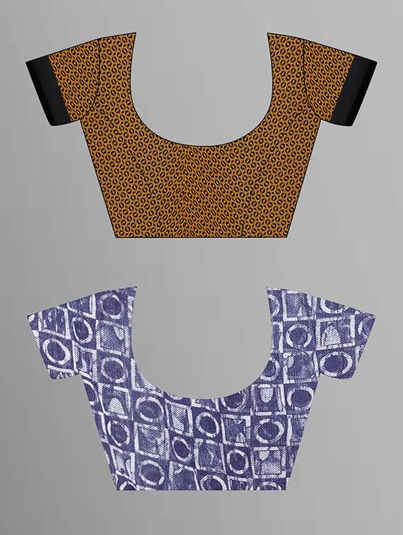 women pack of 2 casual wear combo sarees with blouse - 21444092 -  Standard Image - 1