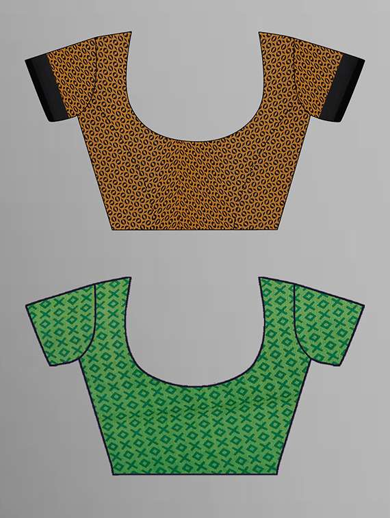 women pack of 2 casual wear combo sarees with blouse - 21444446 -  Standard Image - 1