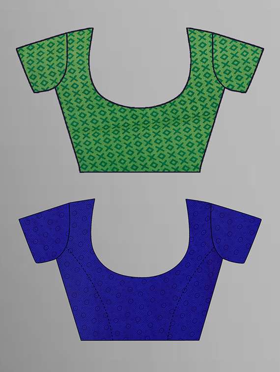 women pack of 2 casual wear combo sarees with blouse - 21444473 -  Standard Image - 1