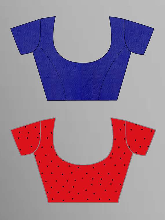 pack of 2 printed casual wear saree with blouse - 21444766 -  Standard Image - 1