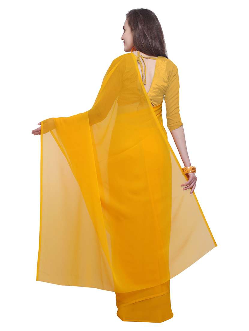 women casual wear georgette saree with blouse - 21445737 -  Standard Image - 1