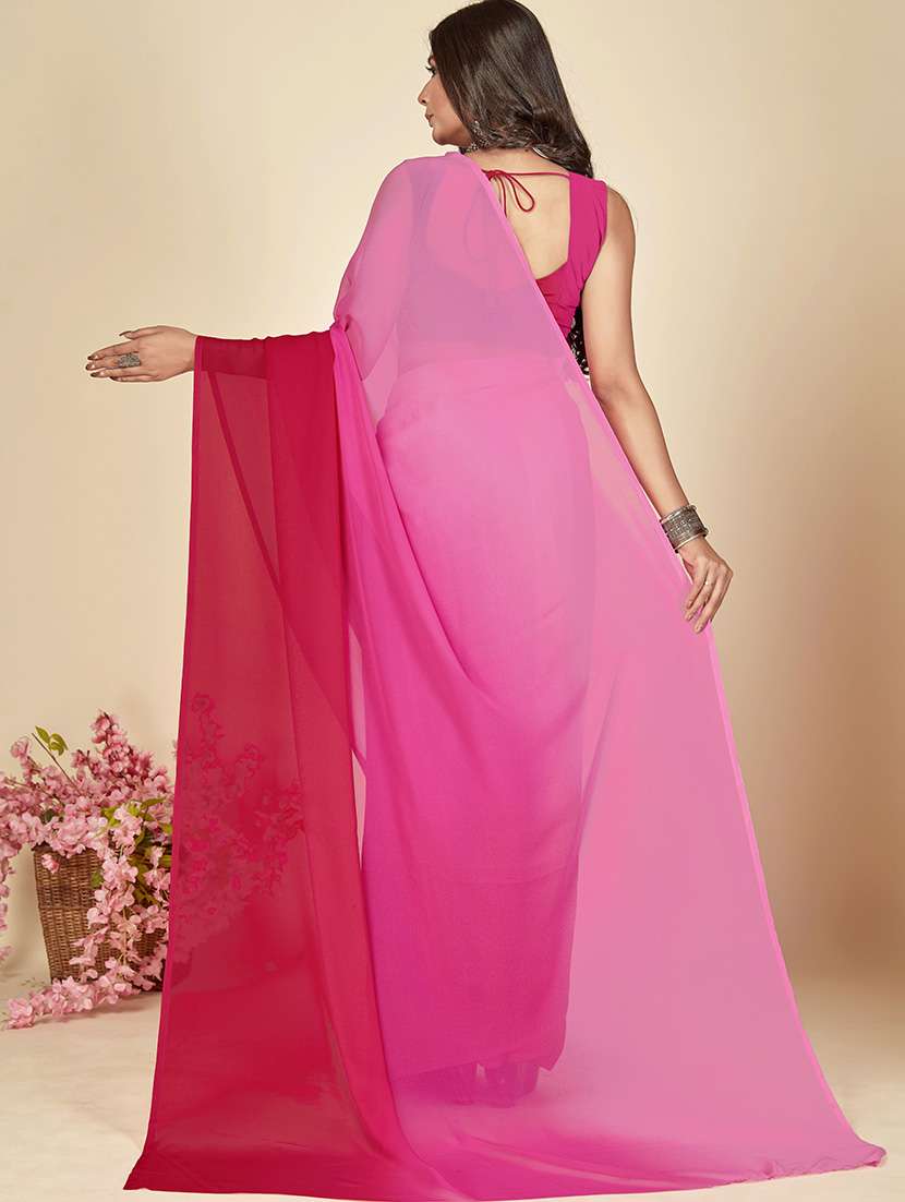 women printed casual wear saree with blouse - 21446330 - Standard Image - 1