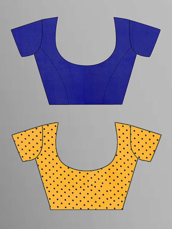 pack of 2 printed casual wear sarees with blouse - 21446583 -  Standard Image - 1