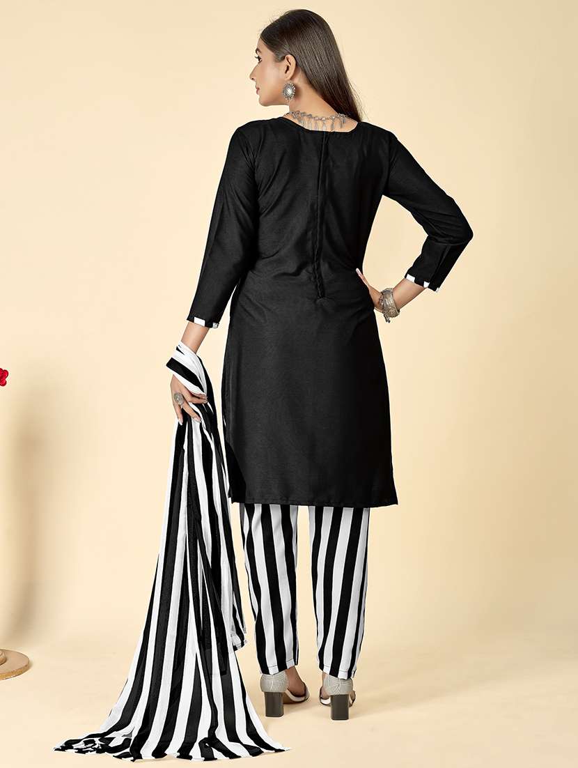 women black unstitched suit - 21447352 -  Standard Image - 1