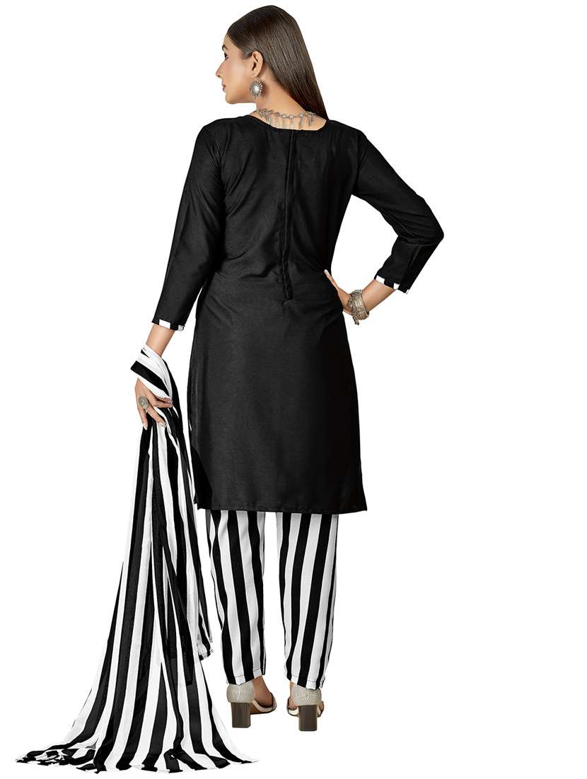 women black unstitched suit - 21447432 -  Standard Image - 1