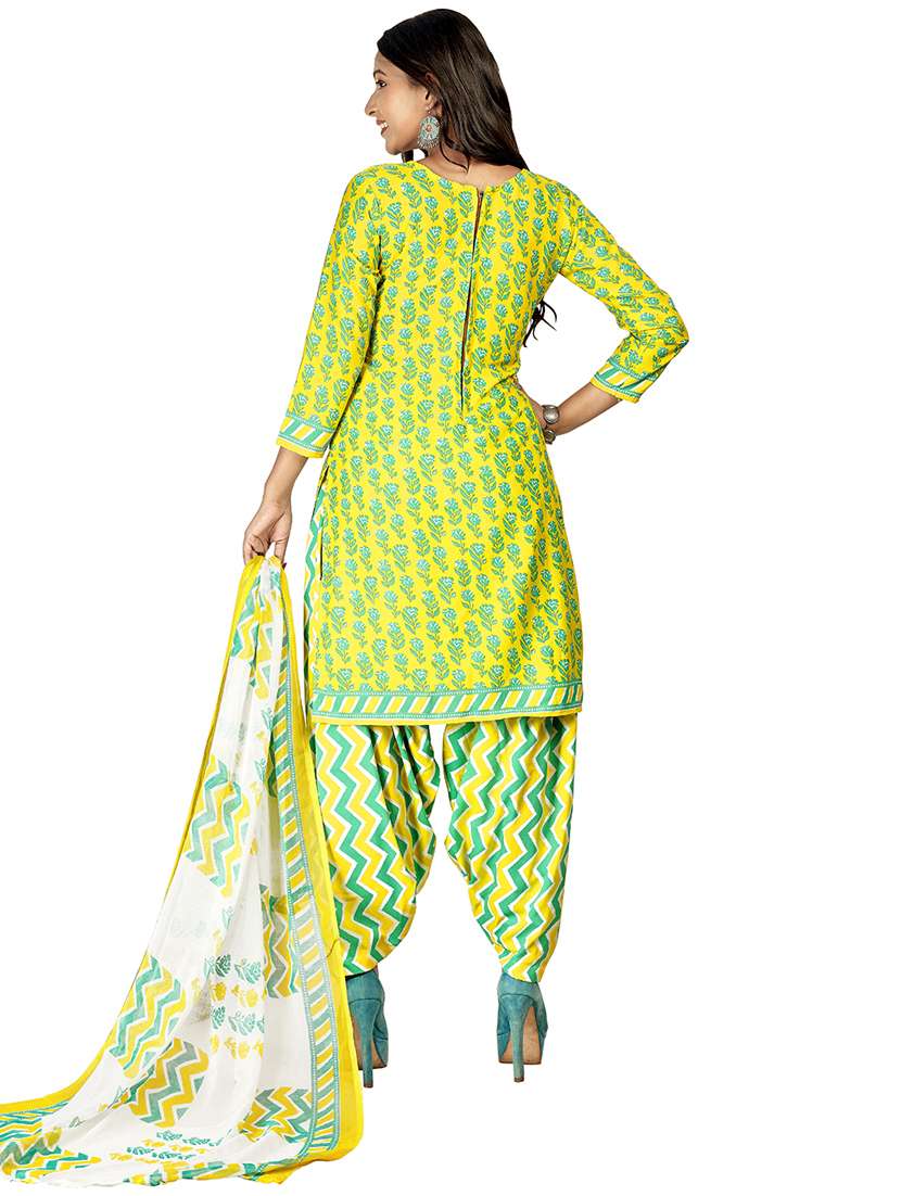 women green unstitched suit - 21447467 -  Standard Image - 1