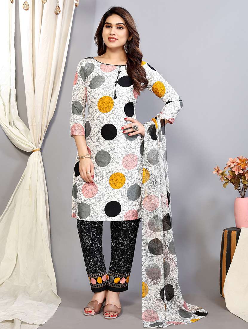 women white unstitched suit