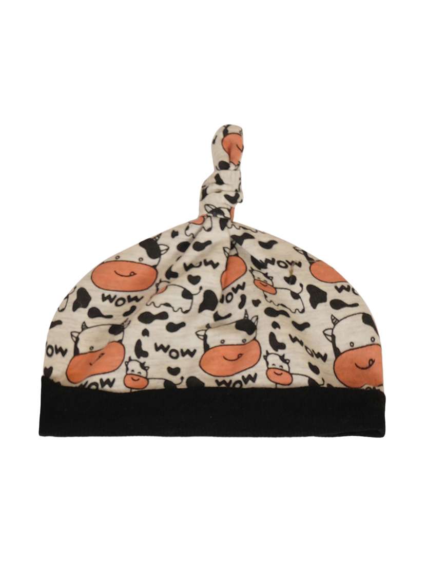 kids brown cotton printed full length set - 21449992 -  Standard Image - 4