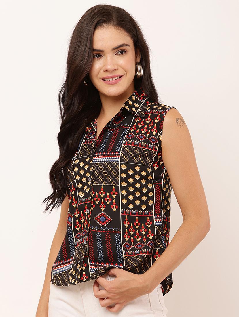 women black printed regular shirt - 21450377 -  Standard Image - 1