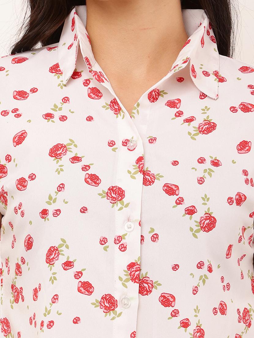 women white printed regular shirt - 21450381 - Standard Image - 4