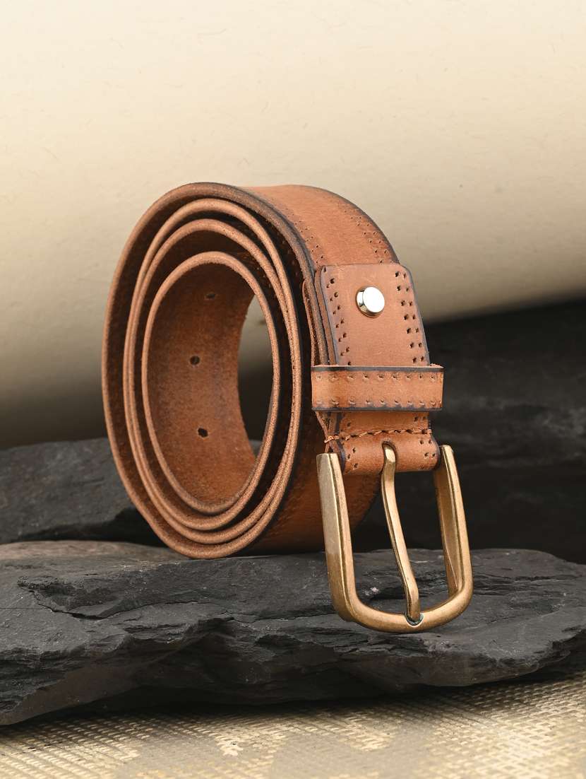 men pin buckle leather bet