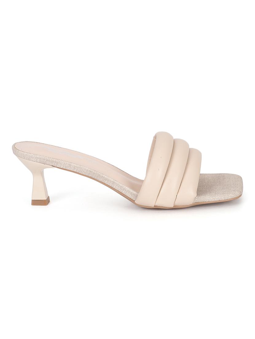 women beige slip on sandal - 21451194 - Standard Image - 1